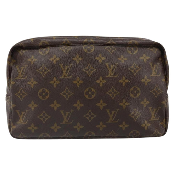 LOUIS VUITTON Monogram Trousse Toilette 28 Clutch Bag M47522 LV Auth hk3402