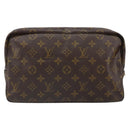 LOUIS VUITTON Monogram Trousse Toilette 28 Clutch Bag M47522 LV Auth hk3402-2