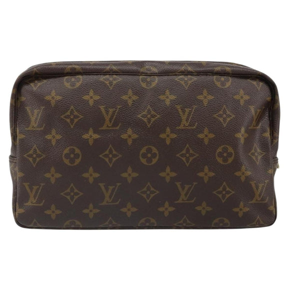 LOUIS VUITTON Monogram Trousse Toilette 28 Clutch Bag M47522 LV Auth hk3402