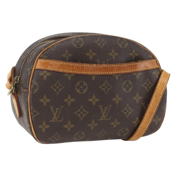LOUIS VUITTON Monogram Blois Schultertasche M51221 LV Auth hk3409