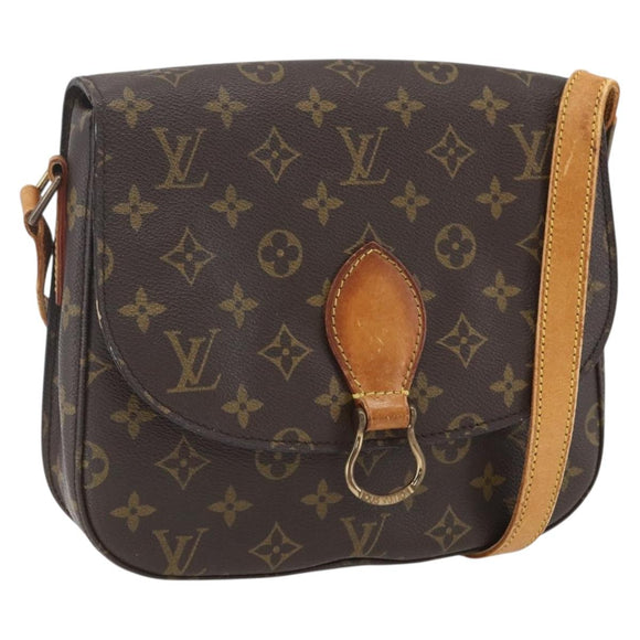LOUIS VUITTON Monogram Saint Cloud GM Shoulder Bag M51242 LV Auth hk3413