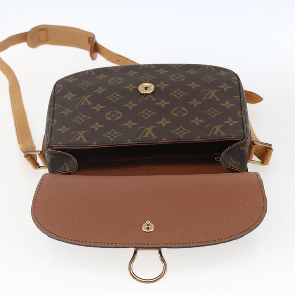 LOUIS VUITTON Monogram Saint Cloud GM Shoulder Bag M51242 LV Auth hk3413