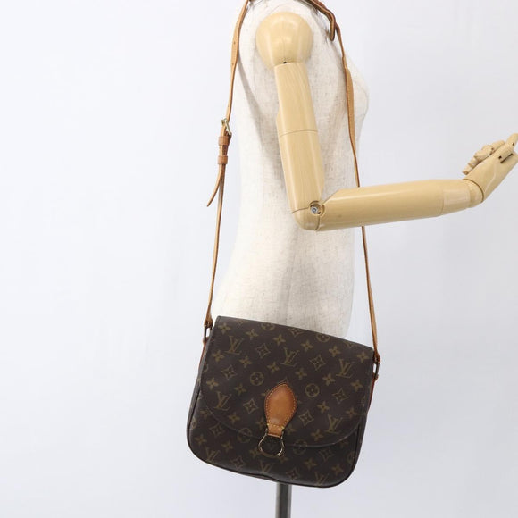 LOUIS VUITTON Monogram Saint Cloud GM Shoulder Bag M51242 LV Auth hk3413
