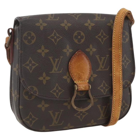 LOUIS VUITTON Monogram Saint Cloud MM Shoulder Bag M51243 LV Auth hk3414