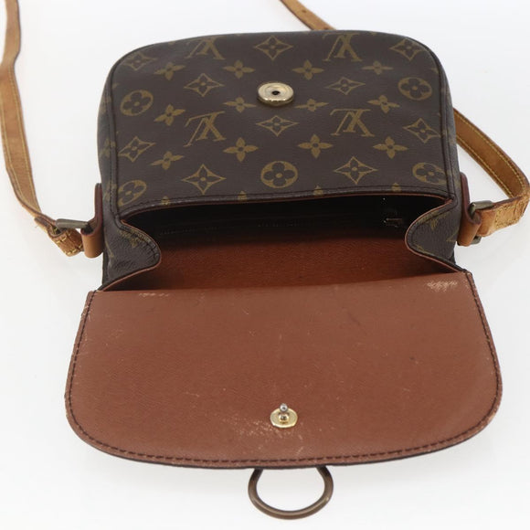 LOUIS VUITTON Monogram Saint Cloud MM Shoulder Bag M51243 LV Auth hk3414