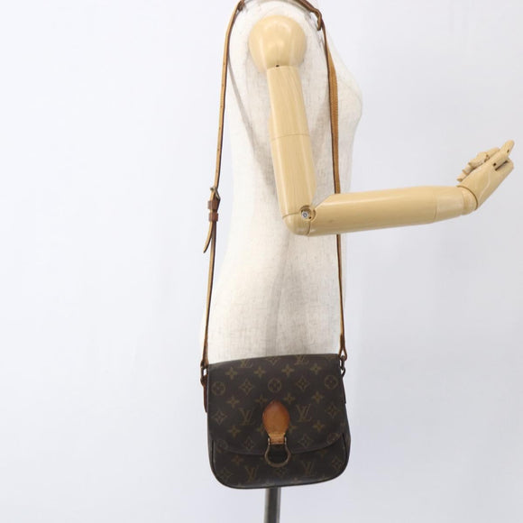 LOUIS VUITTON Monogram Saint Cloud MM Shoulder Bag M51243 LV Auth hk3414