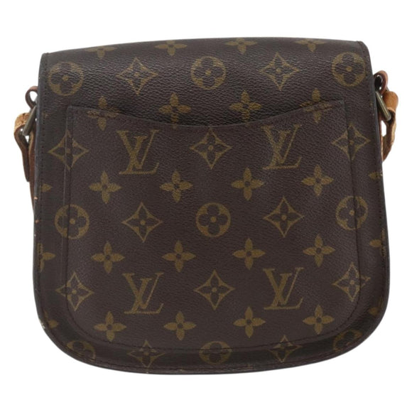 LOUIS VUITTON Monogram Saint Cloud MM Shoulder Bag M51243 LV Auth hk3414