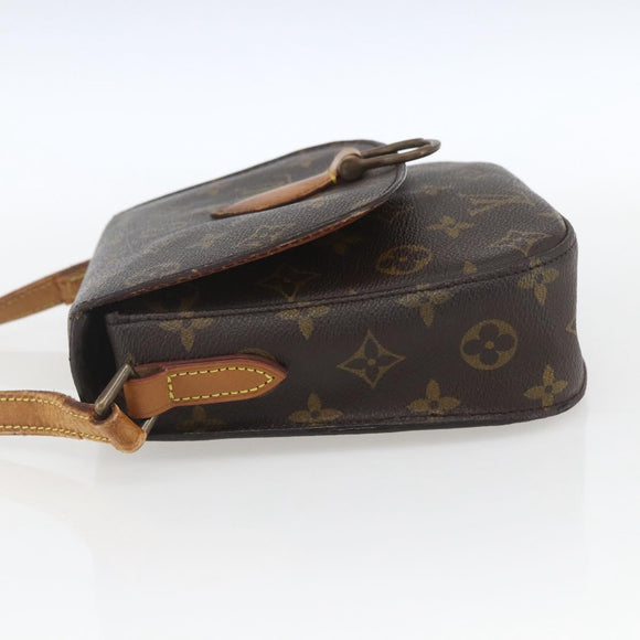 LOUIS VUITTON Monogram Saint Cloud MM Shoulder Bag M51243 LV Auth hk3414