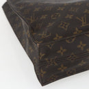 LOUIS VUITTON Monogram Sac Plat Hand Bag M51140 LV Auth hk3418-14