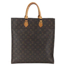 LOUIS VUITTON Monogram Sac Plat Hand Bag M51140 LV Auth hk3418-2