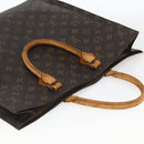 LOUIS VUITTON Monogram Sac Plat Hand Bag M51140 LV Auth hk3418-6