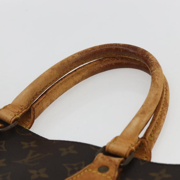 LOUIS VUITTON Monogram Sac Plat Hand Bag M51140 LV Auth hk3418