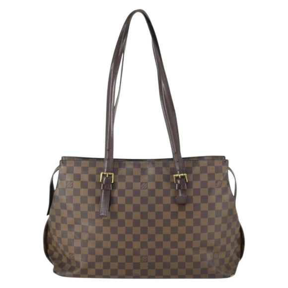 LOUIS VUITTON Damier Ebene Chelsea Tote Bag N51119 LV Auth hk3421