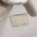 LOUIS VUITTON Epi Plage Via Bag Vinyl Leather Clear White M92153 Auth hk3428-17