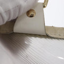 LOUIS VUITTON Epi Plage Via Bag Vinyl Leather Clear White M92153 Auth hk3428-12