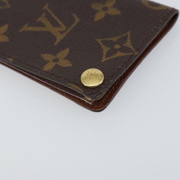 LOUIS VUITTON Monogram Porto Cartes Crdit Pression Card Case M60937 Auth hk3429