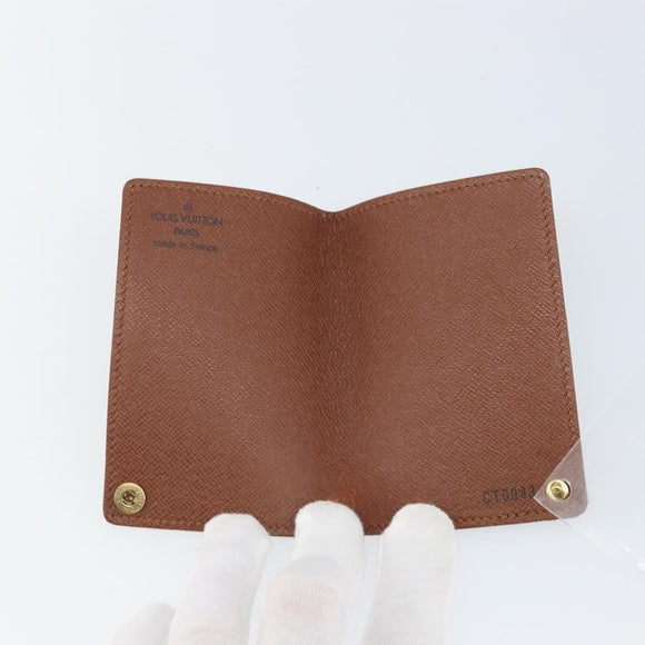 LOUIS VUITTON Monogram Porto Cartes Crdit Pression Card Case M60937 Auth hk3429