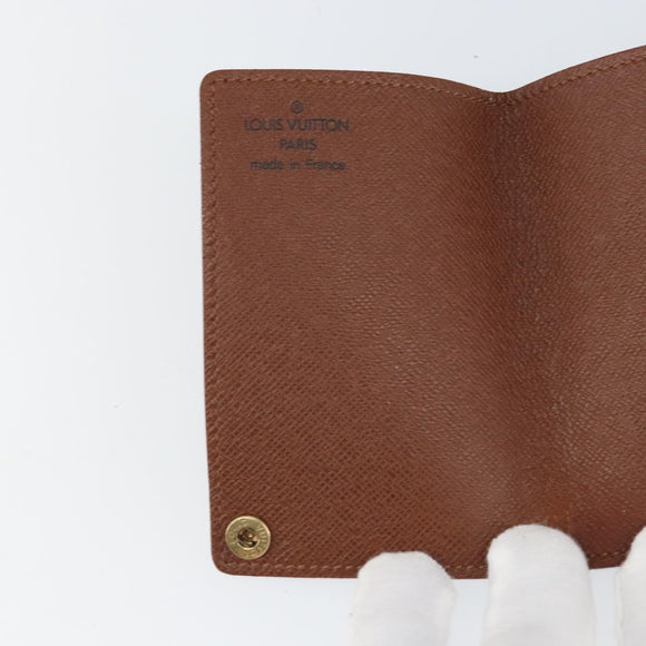 LOUIS VUITTON Monogramm Porto Cartes Crdit Pression Kartenetui M60937 Auth hk3429