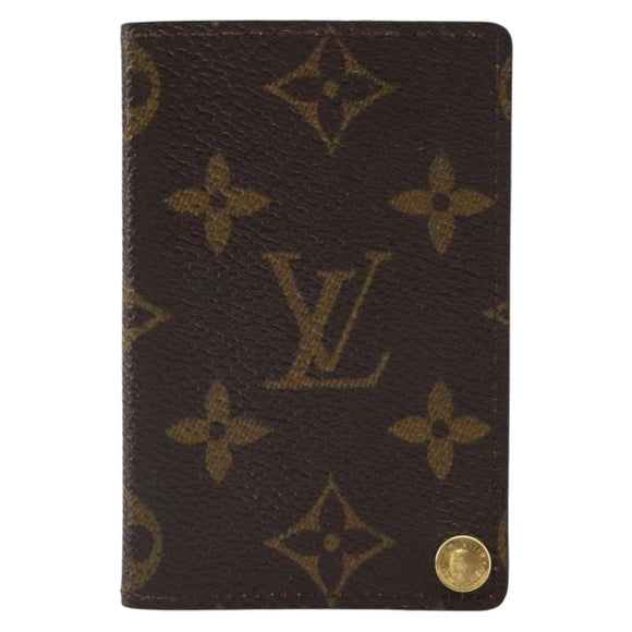 LOUIS VUITTON Monogram Porto Cartes Crdit Pression Card Case M60937 Auth hk3429