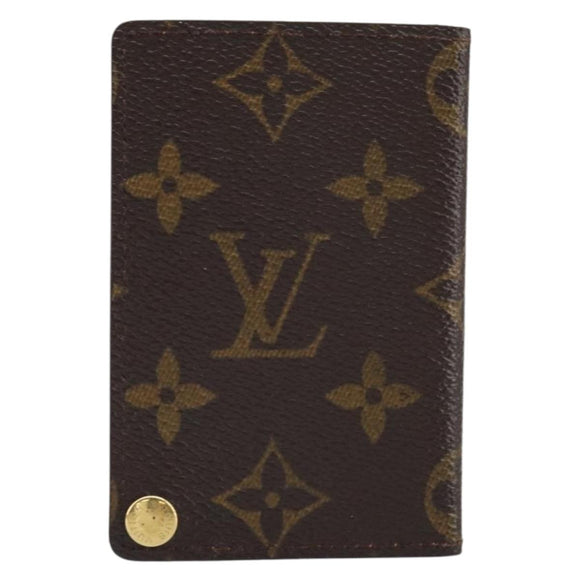 LOUIS VUITTON Monogram Porto Cartes Crdit Pression Card Case M60937 Auth hk3429