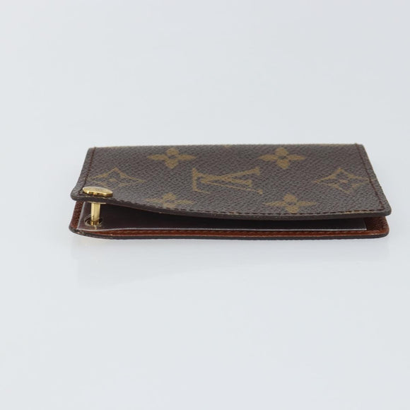 LOUIS VUITTON Monogram Porto Cartes Crdit Pression Card Case M60937 Auth hk3429