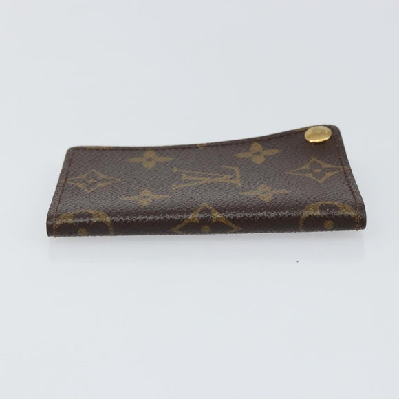 LOUIS VUITTON Monogramm Porto Cartes Crdit Pression Kartenetui M60937 Auth hk3429
