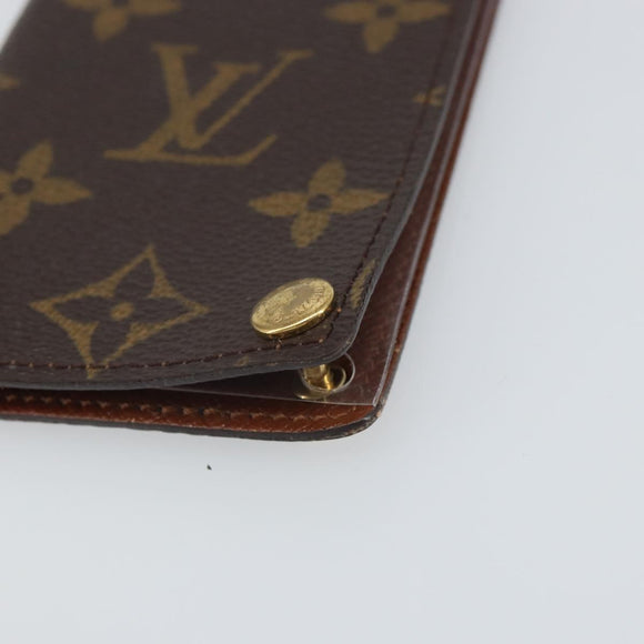 LOUIS VUITTON Monogram Porto Cartes Crdit Pression Card Case M60937 Auth hk3429
