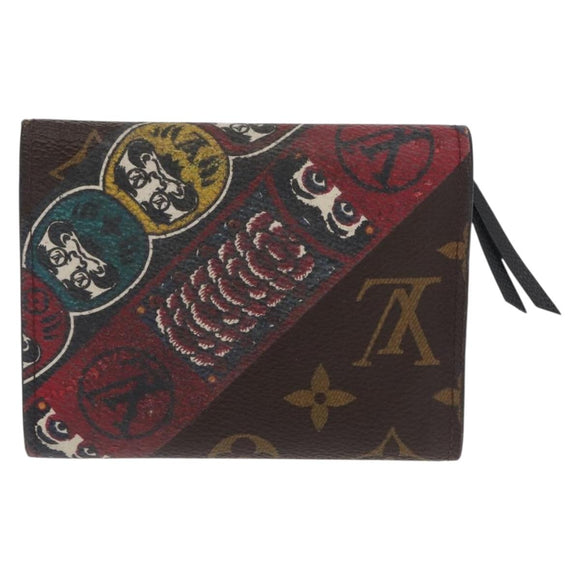 LOUIS VUITTON Monogram Kabuki Portefeuille Victorine Wallet M67253 Auth hk3432