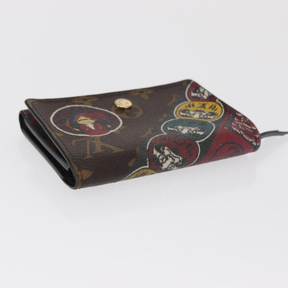 LOUIS VUITTON Monogram Kabuki Portefeuille Victorine Wallet M67253 Auth hk3432