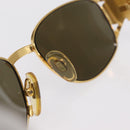 FENDI Sunglasses metal Gold Tone Auth hk3433-8