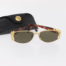 FENDI Sunglasses metal Gold Tone Auth hk3433-12