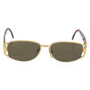 FENDI Sunglasses metal Gold Tone Auth hk3433-2