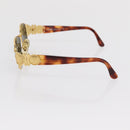 FENDI Sunglasses metal Gold Tone Auth hk3433-7