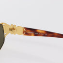 FENDI Sunglasses metal Gold Tone Auth hk3433-10