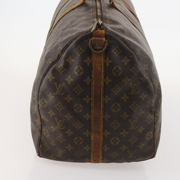 LOUIS VUITTON Monogram Keepall Bandouliere 60 Boston Bag M41412 LV Auth hk3438