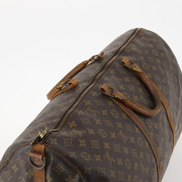 LOUIS VUITTON Monogram Keepall Bandouliere 60 Boston Bag M41412 LV Auth hk3438