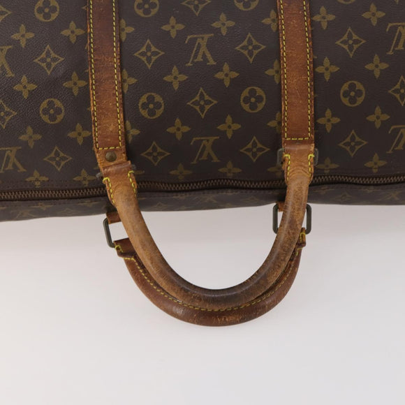 LOUIS VUITTON Monogram Keepall Bandouliere 60 Boston Bag M41412 LV Auth hk3438
