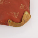 LOUIS VUITTON LV Cup Kabul Boston Bag Red M80020 LV Auth hk3439-15