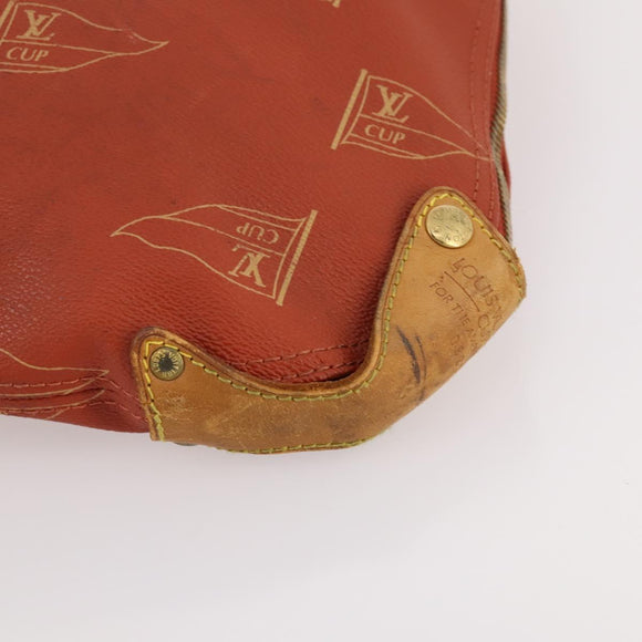 LOUIS VUITTON LV Cup Kabul Boston Bag Red M80020 LV Auth hk3439