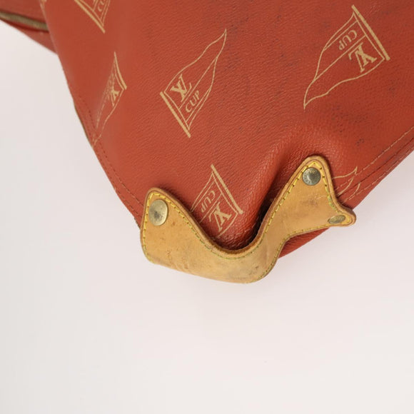 LOUIS VUITTON LV Cup Kabul Boston Bag Red M80020 LV Auth hk3439