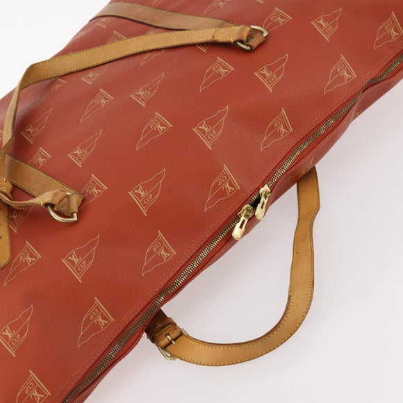LOUIS VUITTON LV Cup Kabul Boston Bag Red M80020 LV Auth hk3439