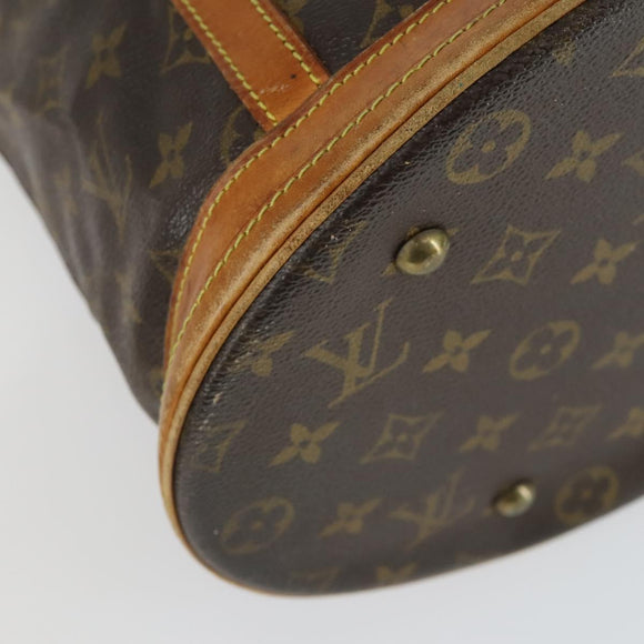 LOUIS VUITTON Monogram Bucket GM Shoulder Bag M42236 LV Auth hk3442