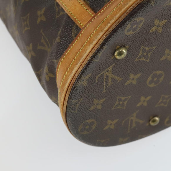 LOUIS VUITTON Monogram Bucket GM Shoulder Bag M42236 LV Auth hk3442