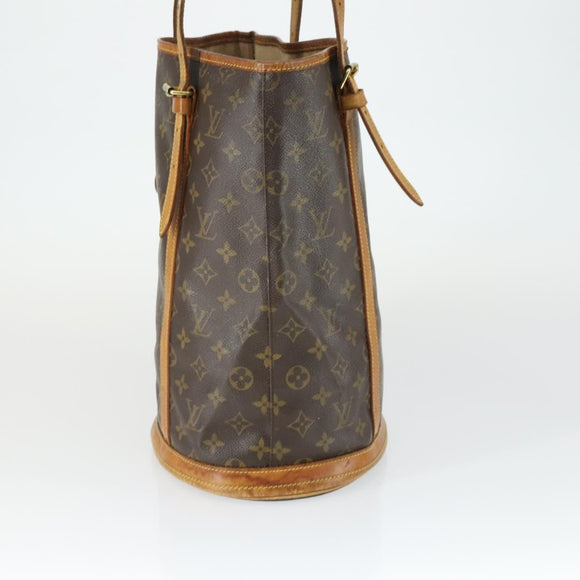 LOUIS VUITTON Monogram Bucket GM Shoulder Bag M42236 LV Auth hk3442