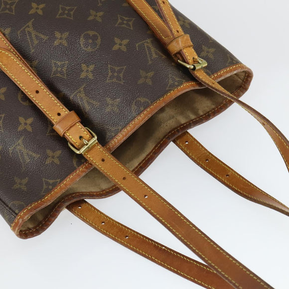 LOUIS VUITTON Monogram Bucket GM Shoulder Bag M42236 LV Auth hk3442