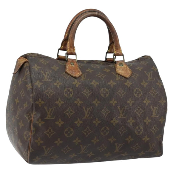 LOUIS VUITTON Monogram Speedy 30 Handtasche M41526 LV Auth hk3444