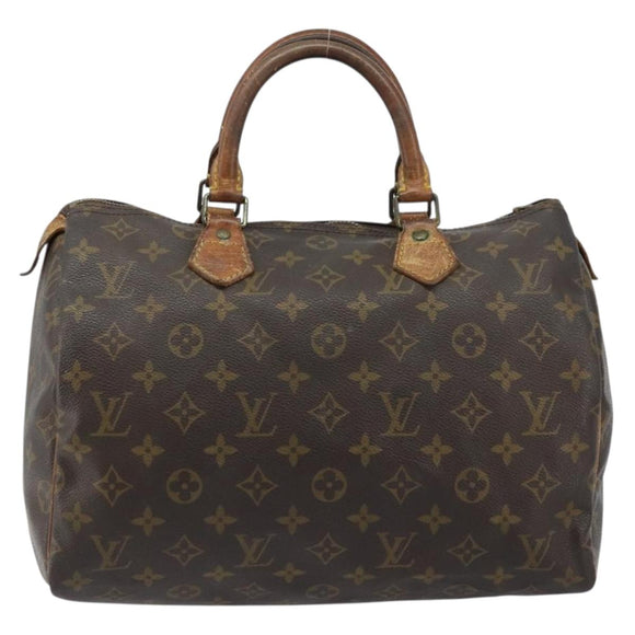 LOUIS VUITTON Monogram Speedy 30 Handtasche M41526 LV Auth hk3444