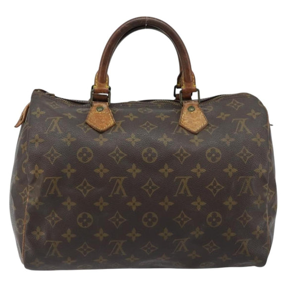 LOUIS VUITTON Monogram Speedy 30 Handtasche M41526 LV Auth hk3444