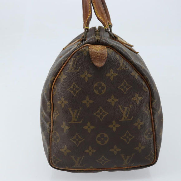 LOUIS VUITTON Monogram Speedy 30 Handtasche M41526 LV Auth hk3444
