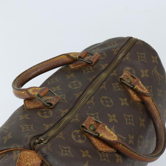 LOUIS VUITTON Monogram Speedy 30 Handtasche M41526 LV Auth hk3444